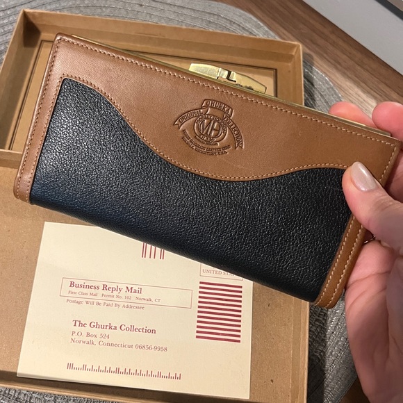 Ghurka Black and Brown Leather Women's Bag - Picture 7 of 12